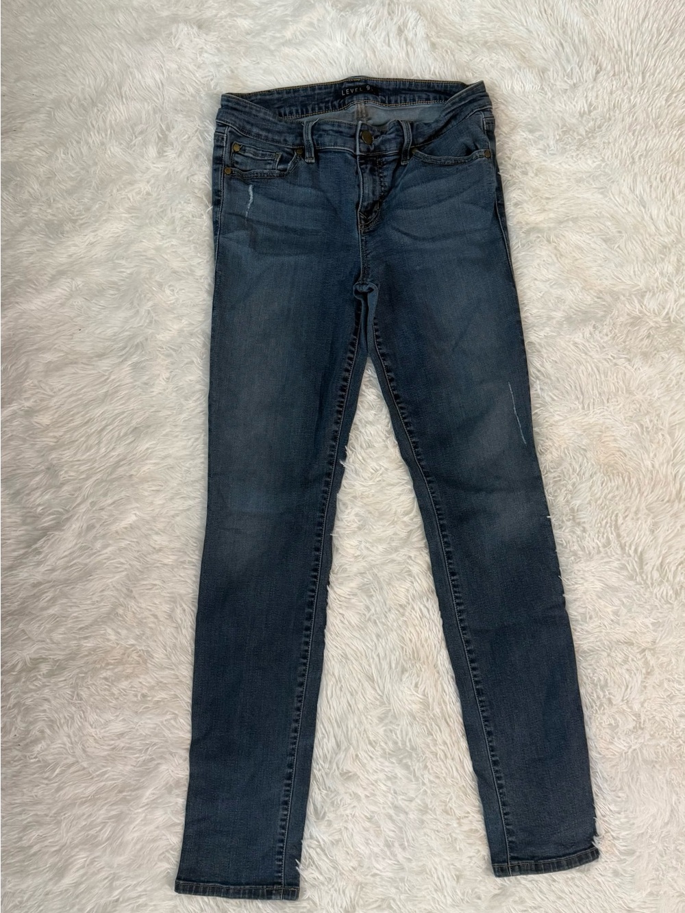 Lot 2 pairs Skinny Jeans BDG - Level 99 Size 29 Waist 34 x 32 Blue Denim Stretch - Picture 5 of 10